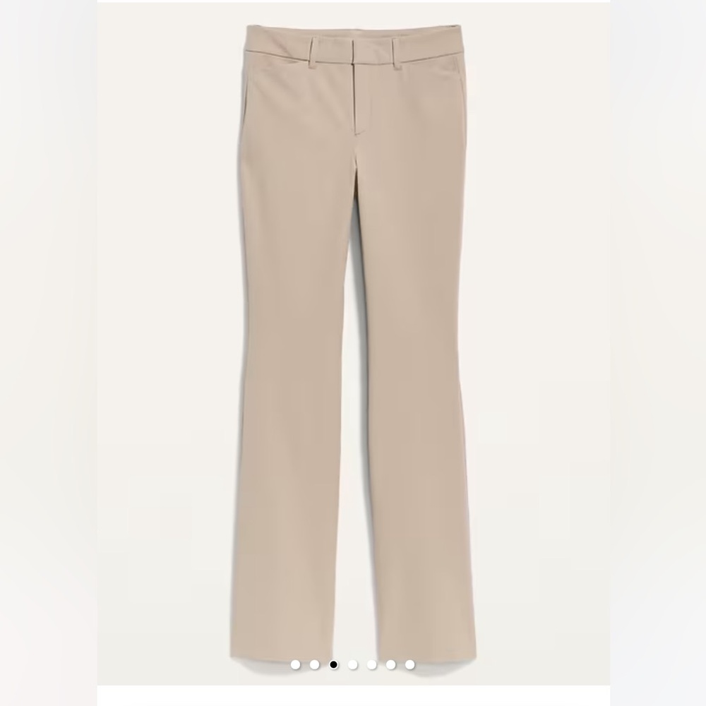 Old Navy High Waisted Pixie Flare Pants 14 Womens Regular Tan Beige Mocha Taffy